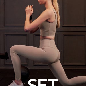 익스트림맥스업 인도요가복 브라탑+레깅스 트레이닝 런닝 세트