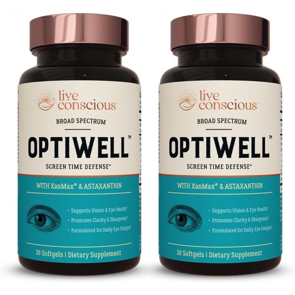 <b>Live Conscious</b> Eye Vitamins Select AREDS 2 Ingredients with Vitamin E Lutein and Astaxanthin - O  2개