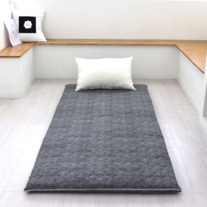 인터카마 더블멀티싱글 가로90cm 1인 양면사용 두꺼운 요매트 3단 까는이불 3colors