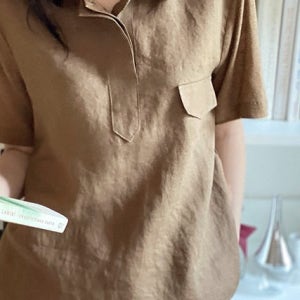 베니카라린넨블라우스 [TS42211]