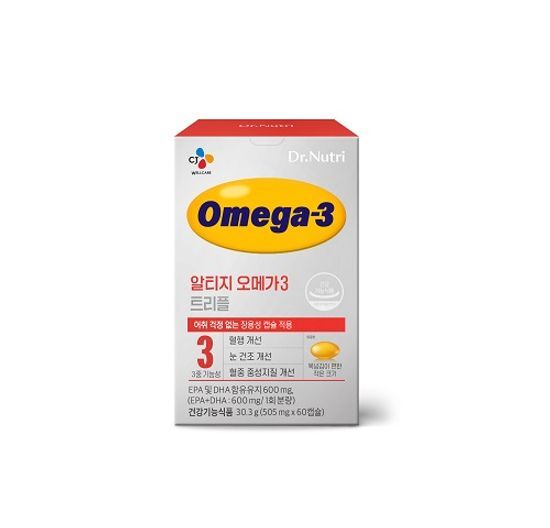 닥터뉴트리 알티지 <b>오메가3</b> 트리플 60캡슐 (1개월분)