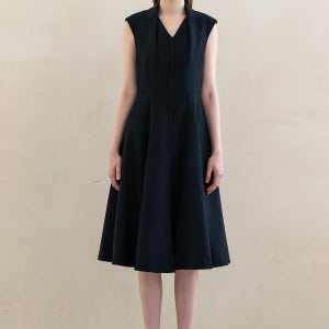 [드팜므] CASHMERE TAILORED VEST COAT DRESS