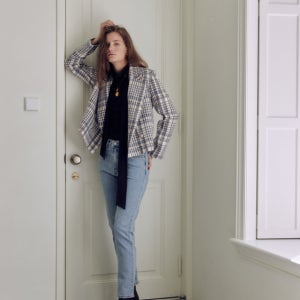 [베넷미] 모나코체크자켓 M1224JK02