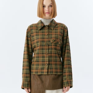 [에디텀 스튜디오즈] BOUT CHECK SHIRT(BROWN) A23DWSH49ABW