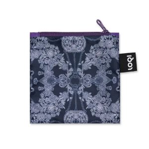 V&A 빅토리아앤알버트 제시 베일리스 주얼리 네이비 접이식 토트백