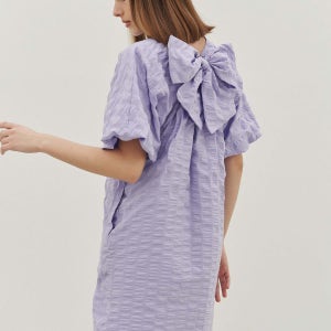 [페이리] Ciel Seersucker Minidress (Soft Lilac)