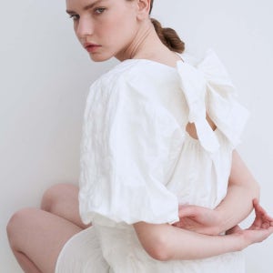 [페이리] Ciel Seersucker Minidress (Off White)