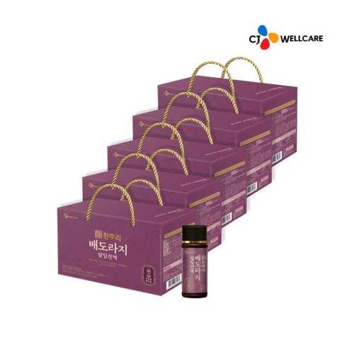 [CJ공식] 한뿌리 배<b>도라지</b>(100ml*10병) 5박스 311573