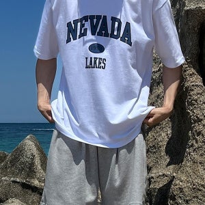 네바다 16수 오버 라운드 반팔티