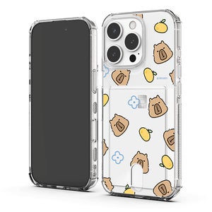 [TC] 트라이코지 클리어 에어쿠션 카드 젤리케이스[작은 친구들]