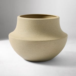 사하 세라믹 테이블탑 플랜터_라지(브라운)