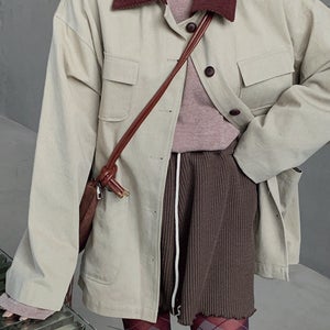 카라 골덴 야상 점퍼