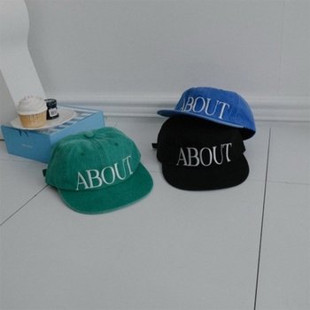 <b>KMC</b>1F71<b>여성</b> 여름 대형 글자 캠프캡 비비드 워싱 햇