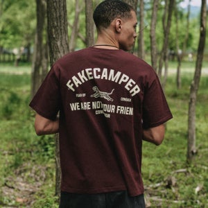 [페이크캠퍼] 타이거 오리지널 빈티지 반팔티셔츠 [WINE] FB2H13051WN