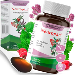 Neuropan 발레리안 뿌리 민트 천연추출물 110ml 편한 수면 보조