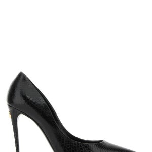 돌체앤가바나 드레스 슈즈 블랙 CD1841A2Y74 80999 SCARPE CON TACCO 974903 134942320