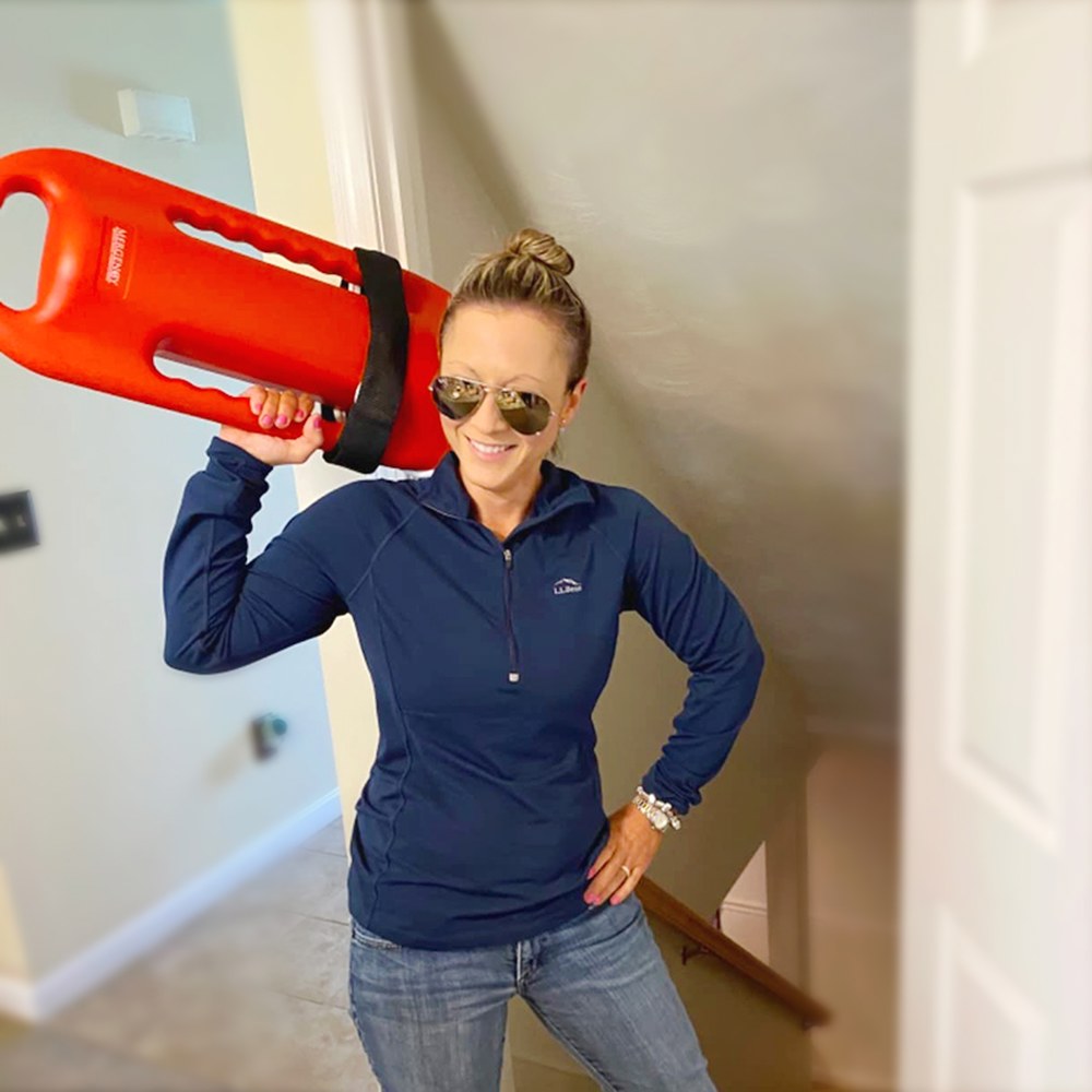 수영 수상 경계 구조용 싱글 안전부이 물놀이 부표