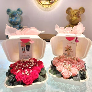 변치않는사랑, 비누장미 꽃도시락 으로 선물하세요👍💐, 플레르 화수분