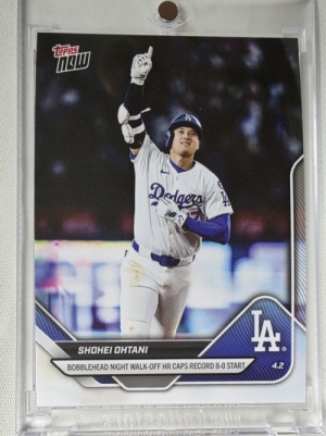 2025 TOPPS NOW SHOHEI OHTANI 탑스 나우 오타니 쇼헤이 끝내기 홈런 MLB 야구 카드