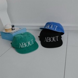 <b>KMC</b>1F71<b>여성</b> 여름 대형 글자 캠프캡 비비드 워싱 햇