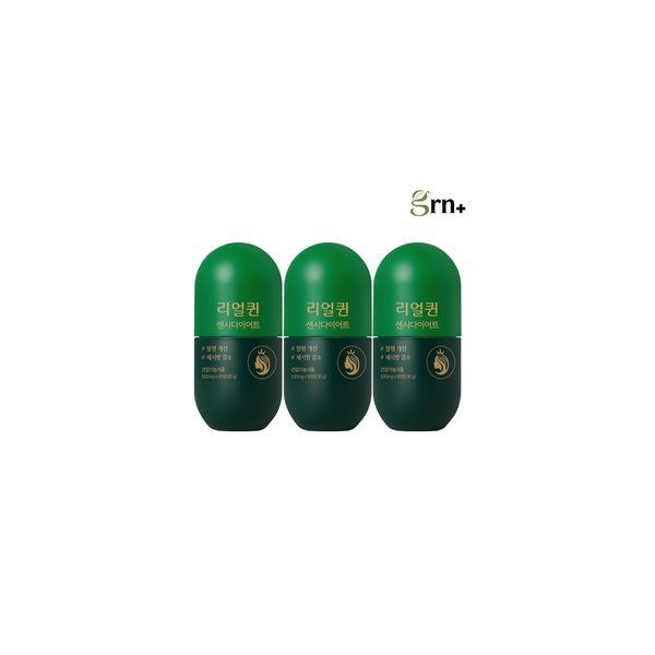 <b>GRN 혈액순환</b>+기억력 개선 리얼퀸 센시다이어트 3병 3개월분 + 쇼핑백 증정  3개