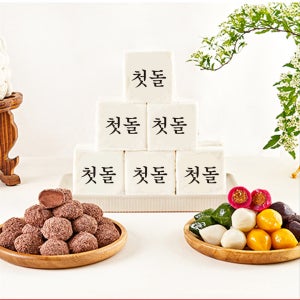 첫돌 돌떡 상차림떡 3종세트 백설기 수수팥떡 오색송편, 함지박떡방