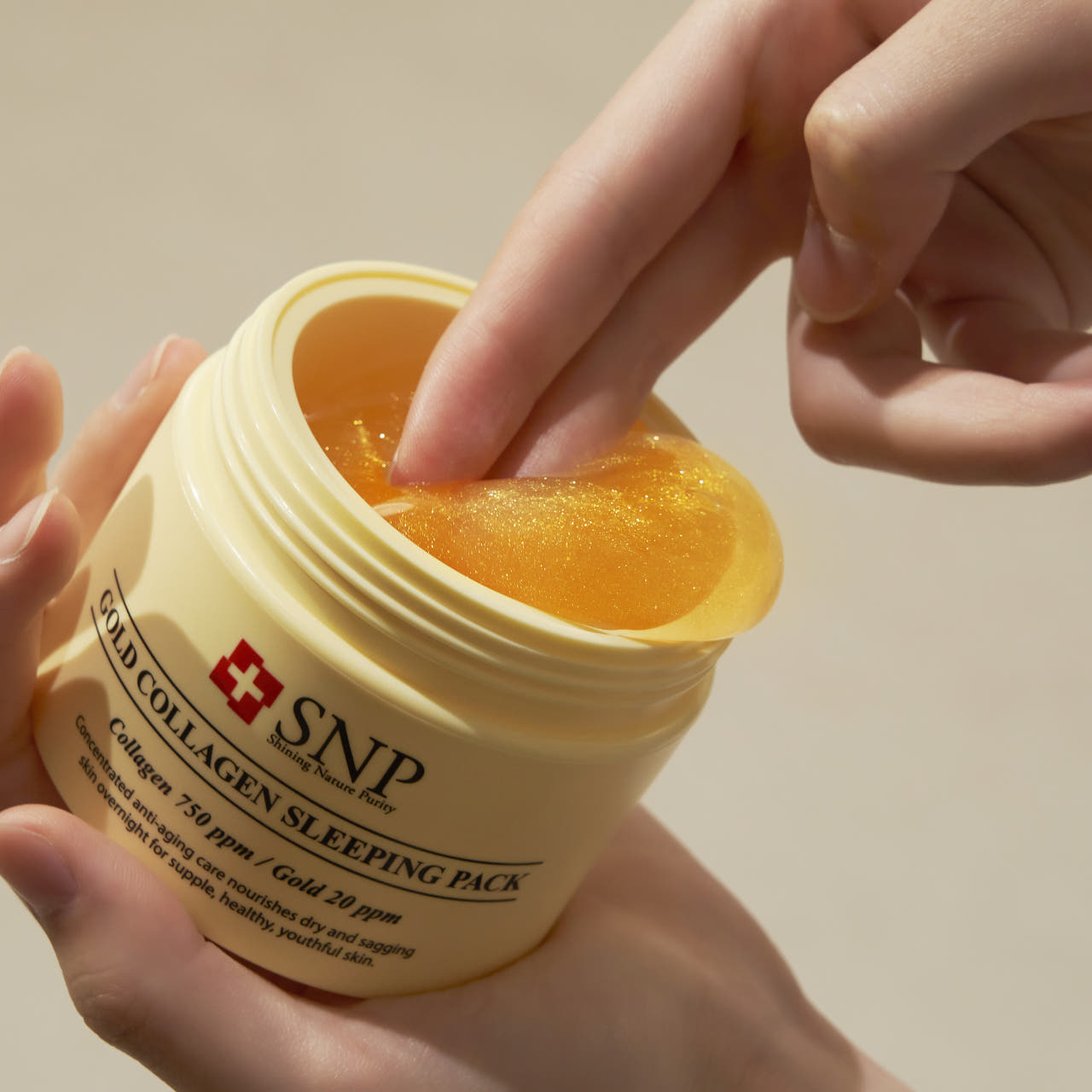SNP 골드 콜라겐 슬리핑 팩 100g, 1개