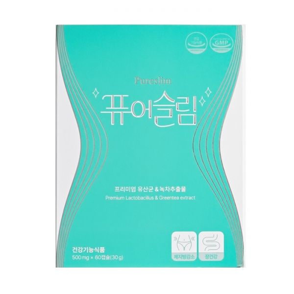 퓨어슬림 500mg x 60캡슐, 1개