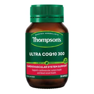 톰슨스 <b>울트라 코큐텐 300</b> 코엔자임큐텐 캡슐 30정 THOMPSONS ULTRA COQ10