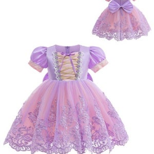 애니메이션 디*니 라*젤 공주 코스프레 미니 드레스 시즌4 교복 학생복