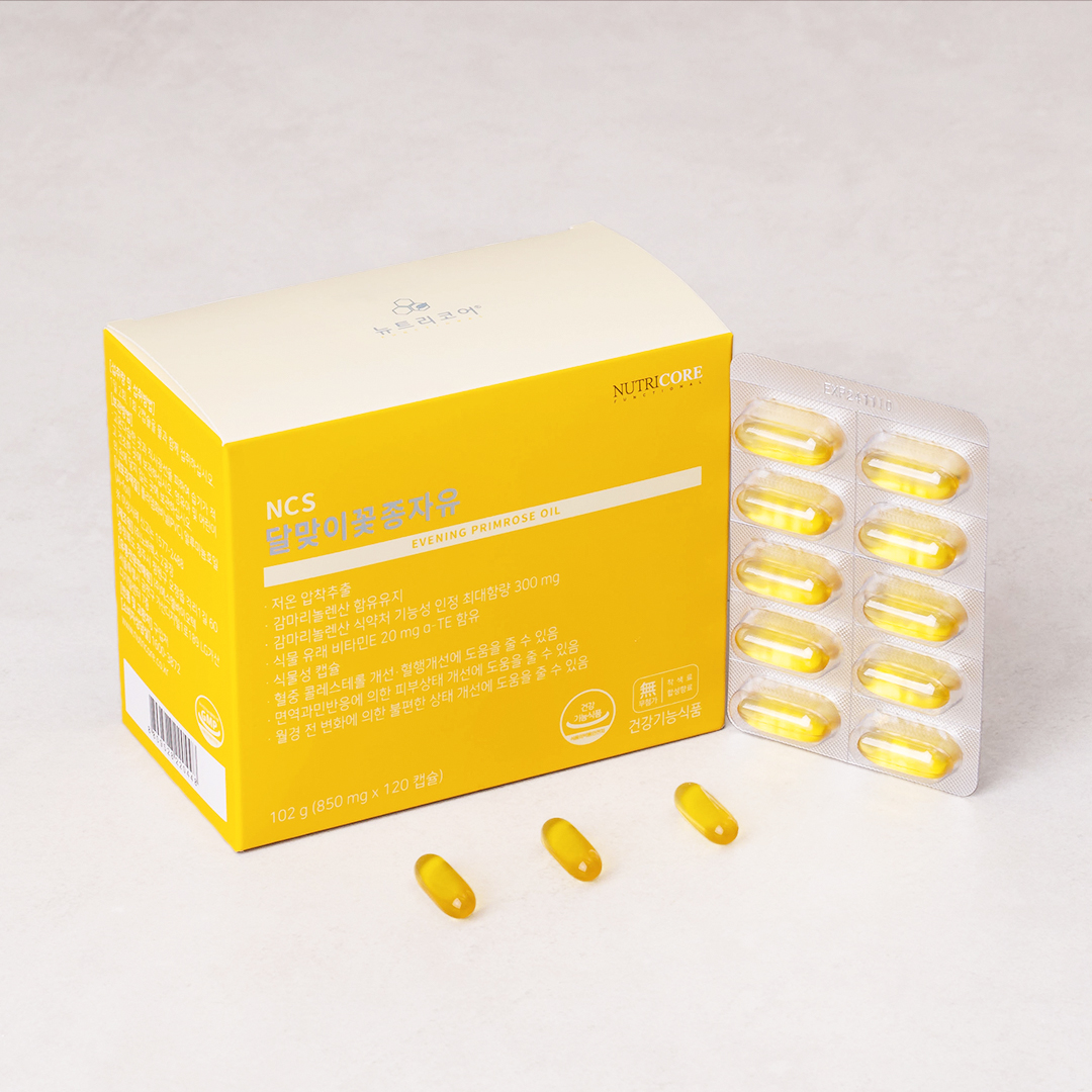 뉴트리코어 NCS <b>달맞이꽃종자유</b> 850mg x 120캡슐