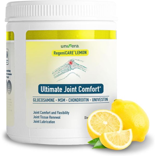 <b>Univera</b> RegeniCARE Green Apple Glucosamine Chondroitin MSM Univestin Joint <b>Health</b> Joint Supp  Lemon