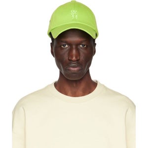 우영미 그린 자수 모자 W231AC54 FRESH GREEN 남성 231704M139008
