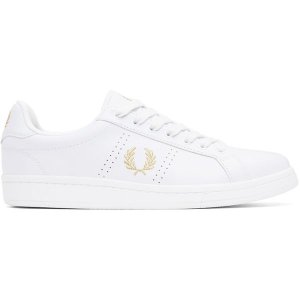 프레드 페리 로우탑 스니커즈 B6312 T31 T31 WHITE M GOLD 남성 242719M237001