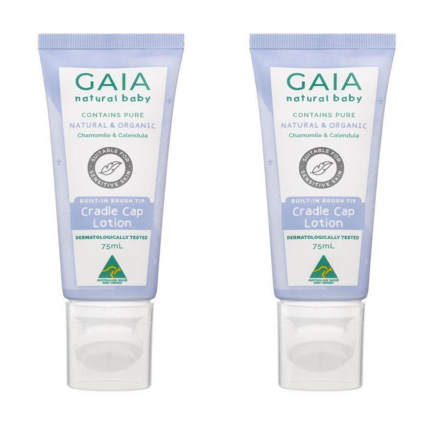 <b>가이아</b> Gaia Natural Baby 유아 크래들 캡 로션 75Ml 2개