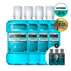리스테린 쿨민트 750ml x4 +(증)검케어100mlx3개