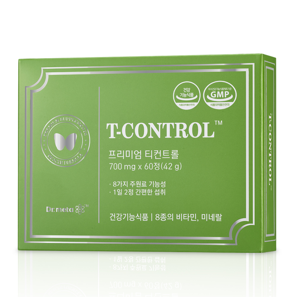 닥터메타 <b>프리미엄 티컨트롤</b> 700mg x 60정, 3개
