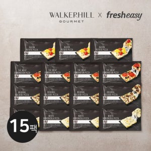 워커힐 노엣지 피자 4종 총 15팩 (고르곤졸라 4+ 불고기 4+ 콤비네이션4 + 베이컨포테이토 3)