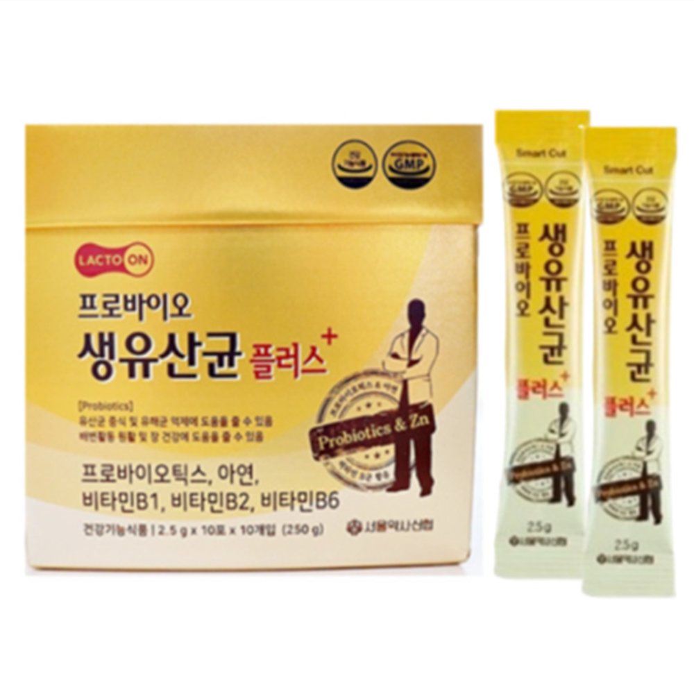 락토온 프로바이오 생<b>유산균 플러스</b> 2.5g x 100포, 1개