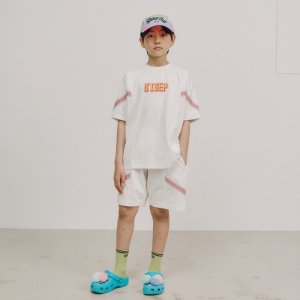 킹글리 하프 팬츠 화이트