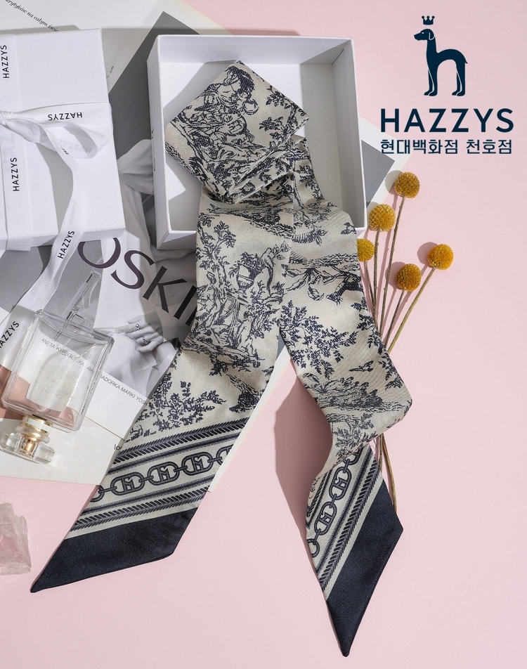 헤지스 뜨왈드주이 쁘띠 실크 스카프 s HISC5F311N2