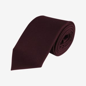 [메르고] 샤드 울 넥타이 [버건디] P0000CDK