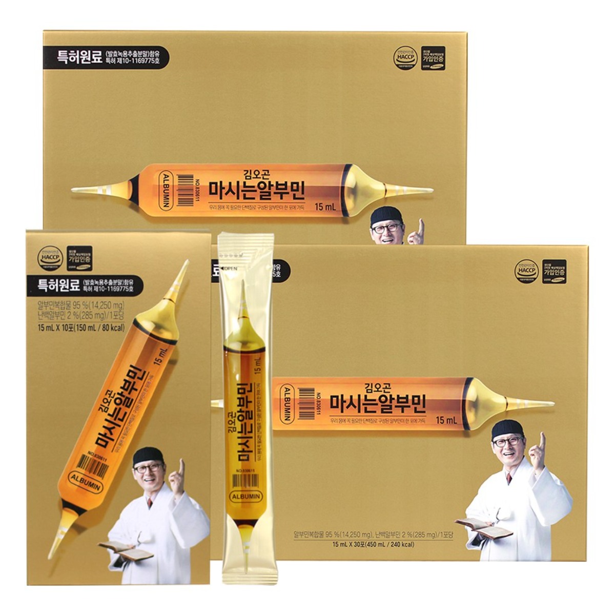주원<b>생활건강</b> <b>김오곤</b> 마시는알부민 피로회복 알부민영양제  60개  15ml