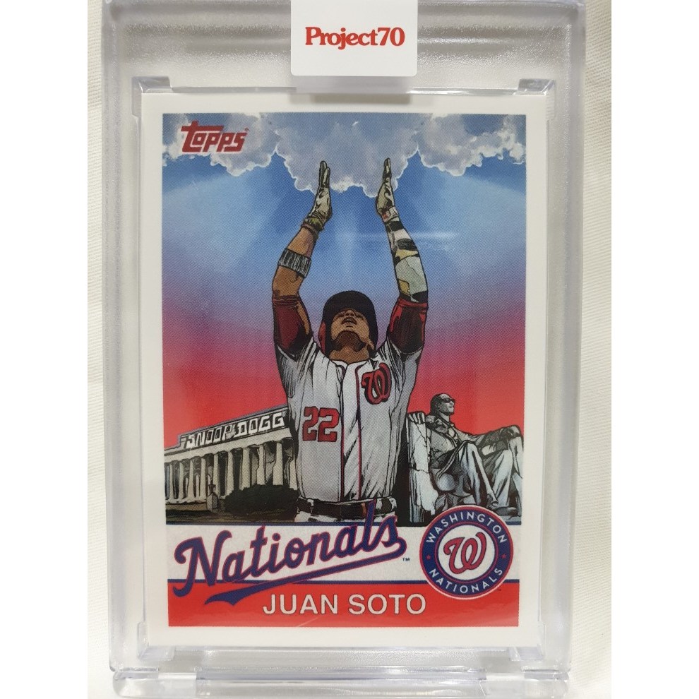 탑스 프로젝트 후안 소토 Topps PROJECT 70 JUAN SOTO 메이저리그 워싱턴 내셔널즈 MLB 야구 카드  1개