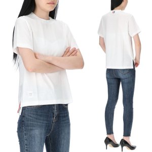 톰브라운 W 반팔 티셔츠 화이트 FJS036A 05398 100