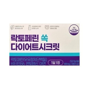 <b>씨제이이엔엠 락토페린</b> 쏙 다이어트시크릿 14정