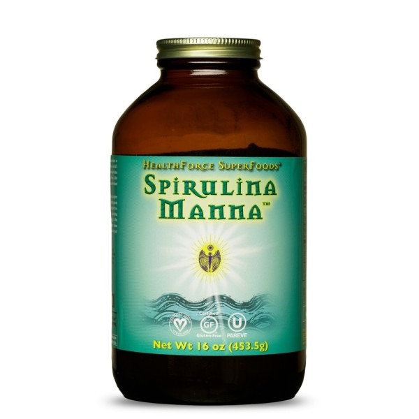 헬스포스 슈퍼푸드 <b>스피룰리나 만나</b> 파우더 16 oz