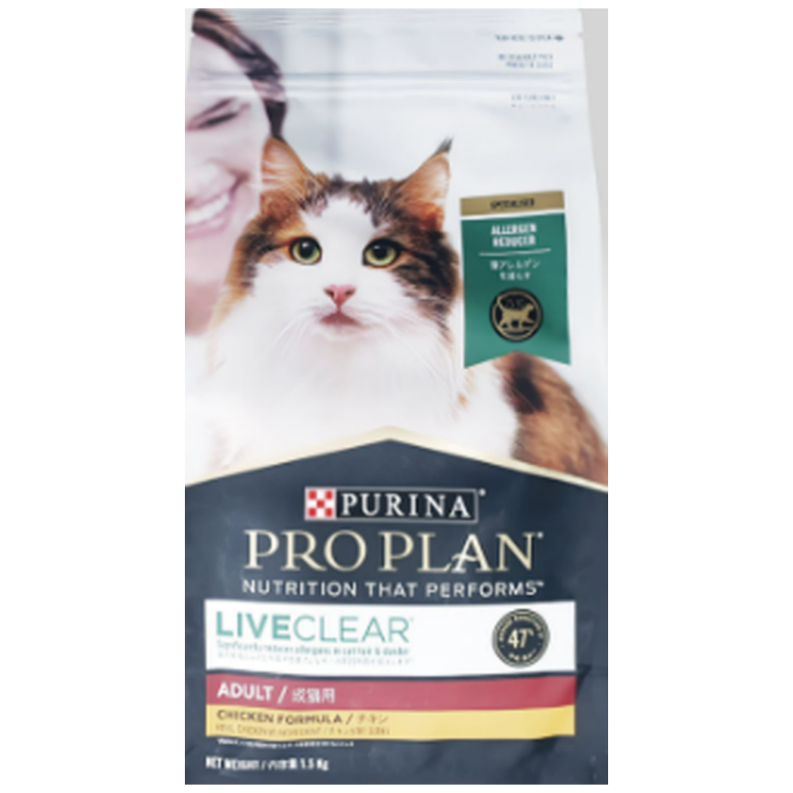 퓨리나 프로플랜 캣 리브클리어 어덜트, 1.5kg, 1개