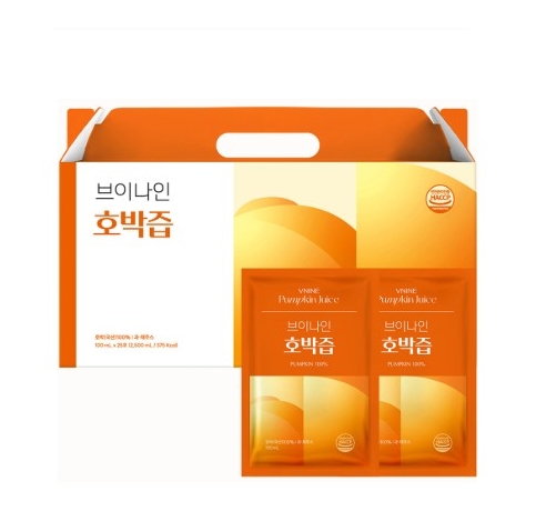 <b>브이나인</b> 호박즙 100ml x 25포, 2개