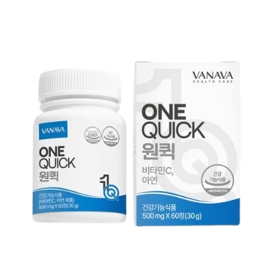 바나바헬스케어 원퀵 500mg x 60정, 1개